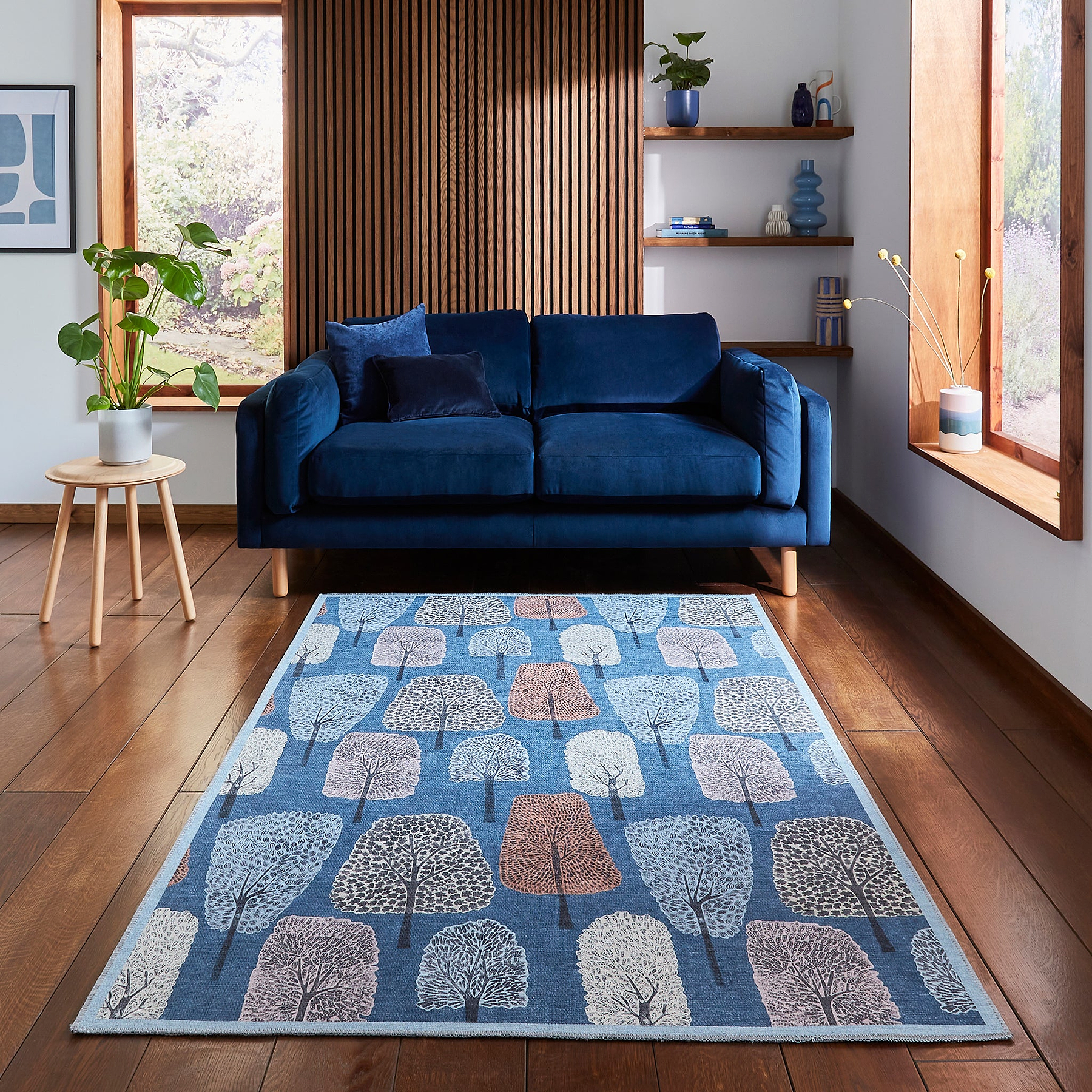 Scion Cedar Midnight Rug from Roseland Furniture