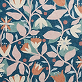 Scion Dancing Daisies Ink Blush Rug from Roseland Furniture