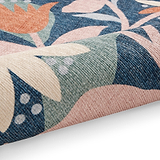 Scion Dancing Daisies Ink Blush Rug from Roseland Furniture