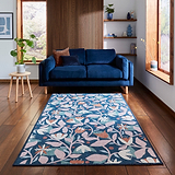 Scion Dancing Daisies Ink Blush Rug from Roseland Furniture