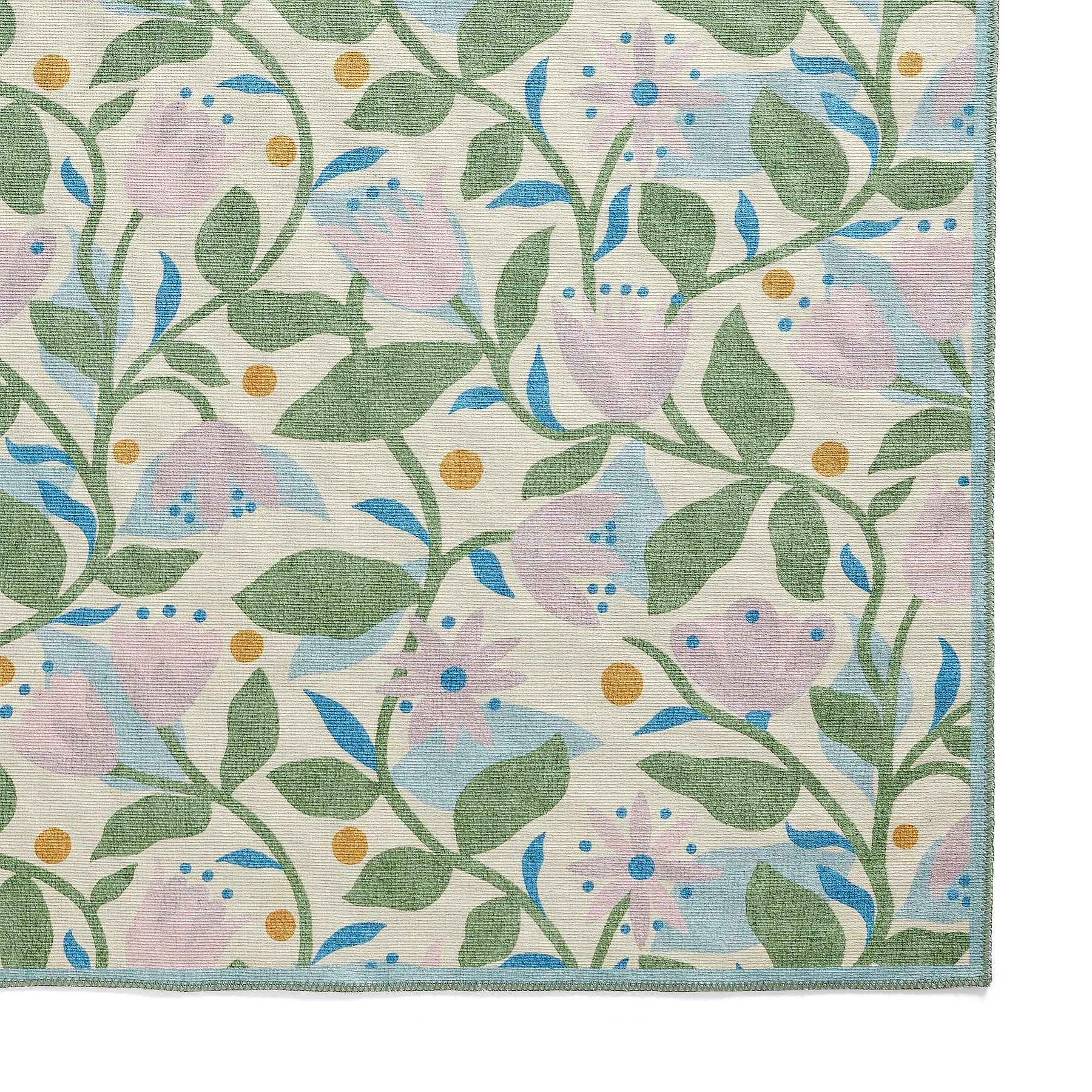 Scion Dancing Daisies Juniper Violet Rug from Roseland Furniture