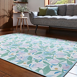Scion Dancing Daisies Juniper Violet Rug from Roseland Furniture