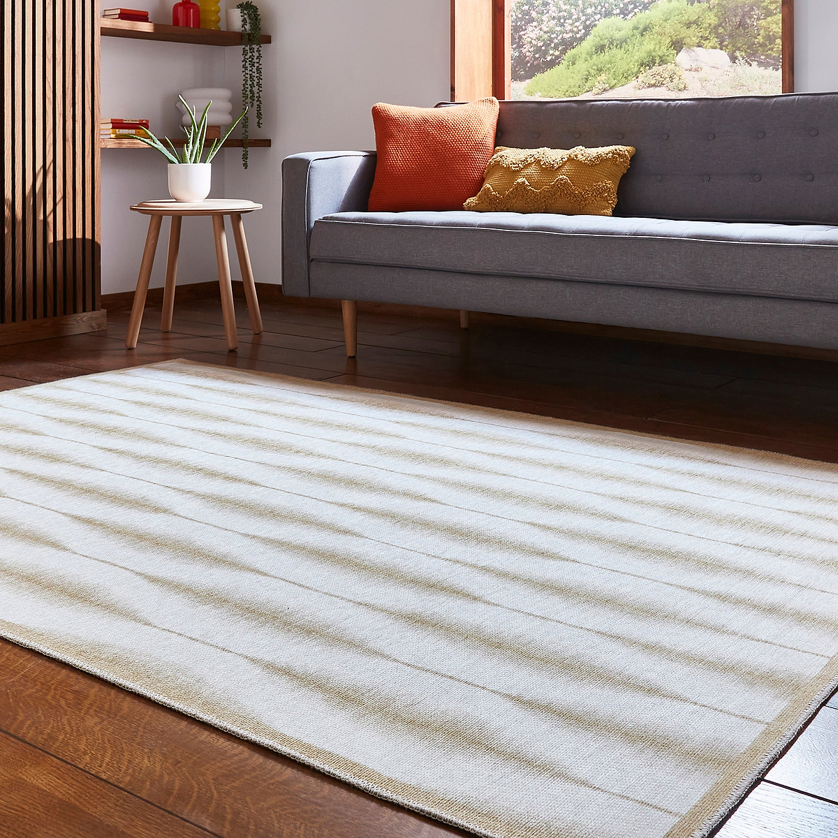 Scion Kasuri Honey Rug from Roseland Furniture