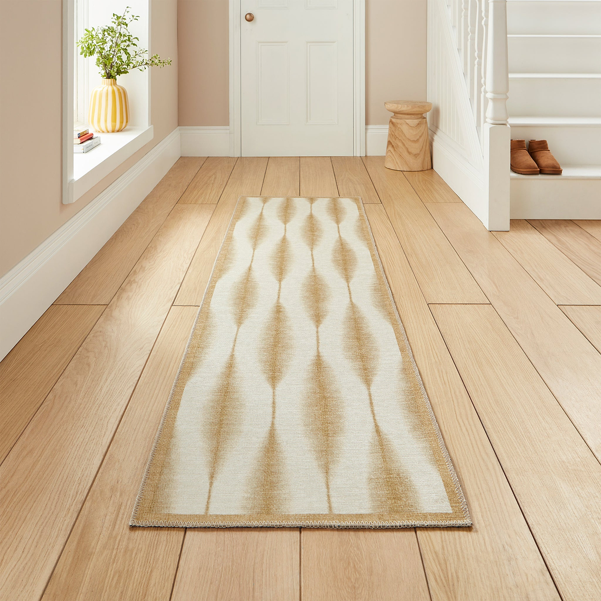 Scion Kasuri Honey Runner from Roseland Furniture