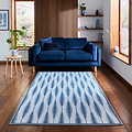 Scion Kasuri Midnight Rug from Roseland Furniture