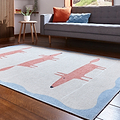 Scion Mr Fox Beige Terra Rug from Roseland Furniture