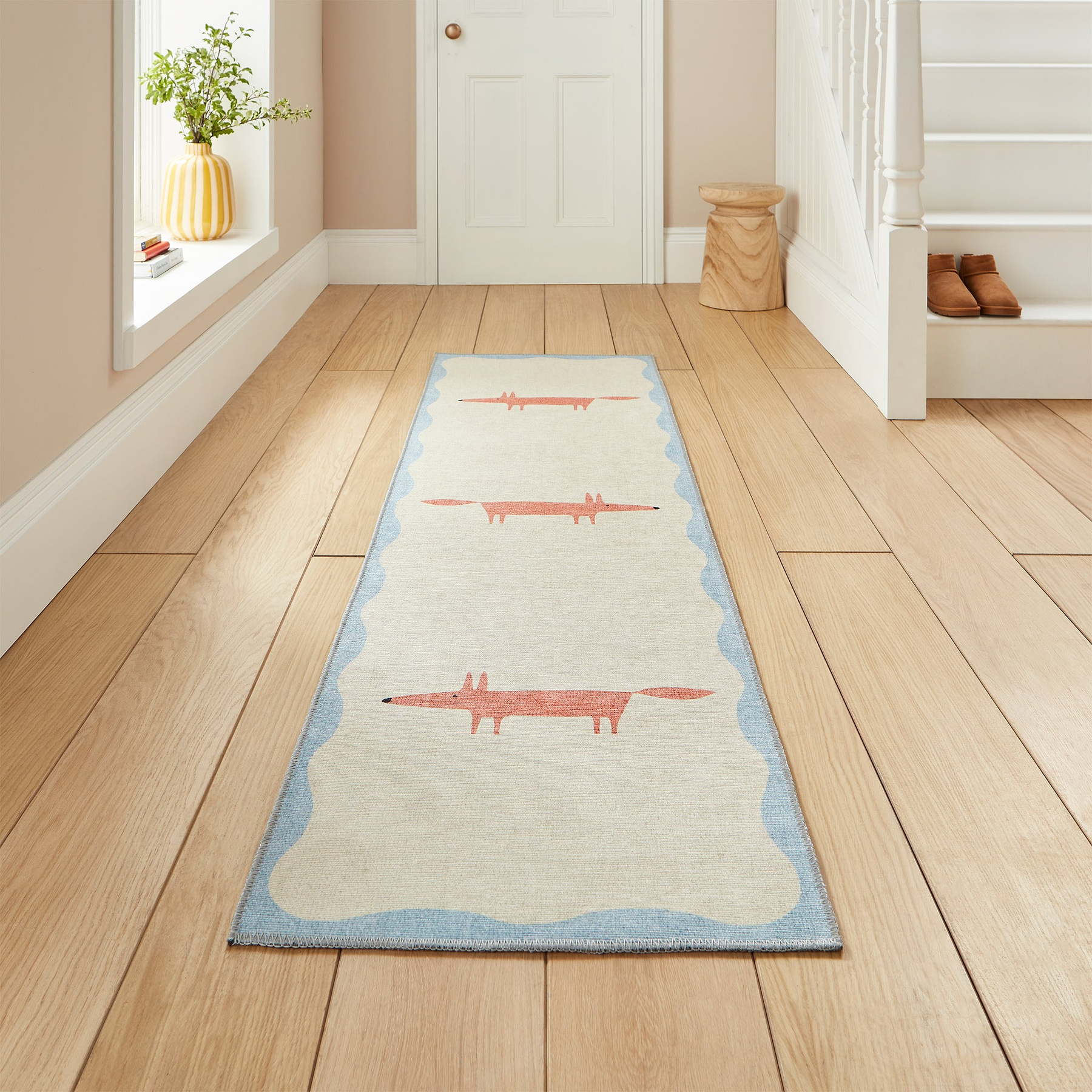 Scion Mr Fox Beige Terra Runner from Roseland Furniture