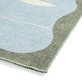 Scion Mr Fox Blue White Rug from Roseland Furniture