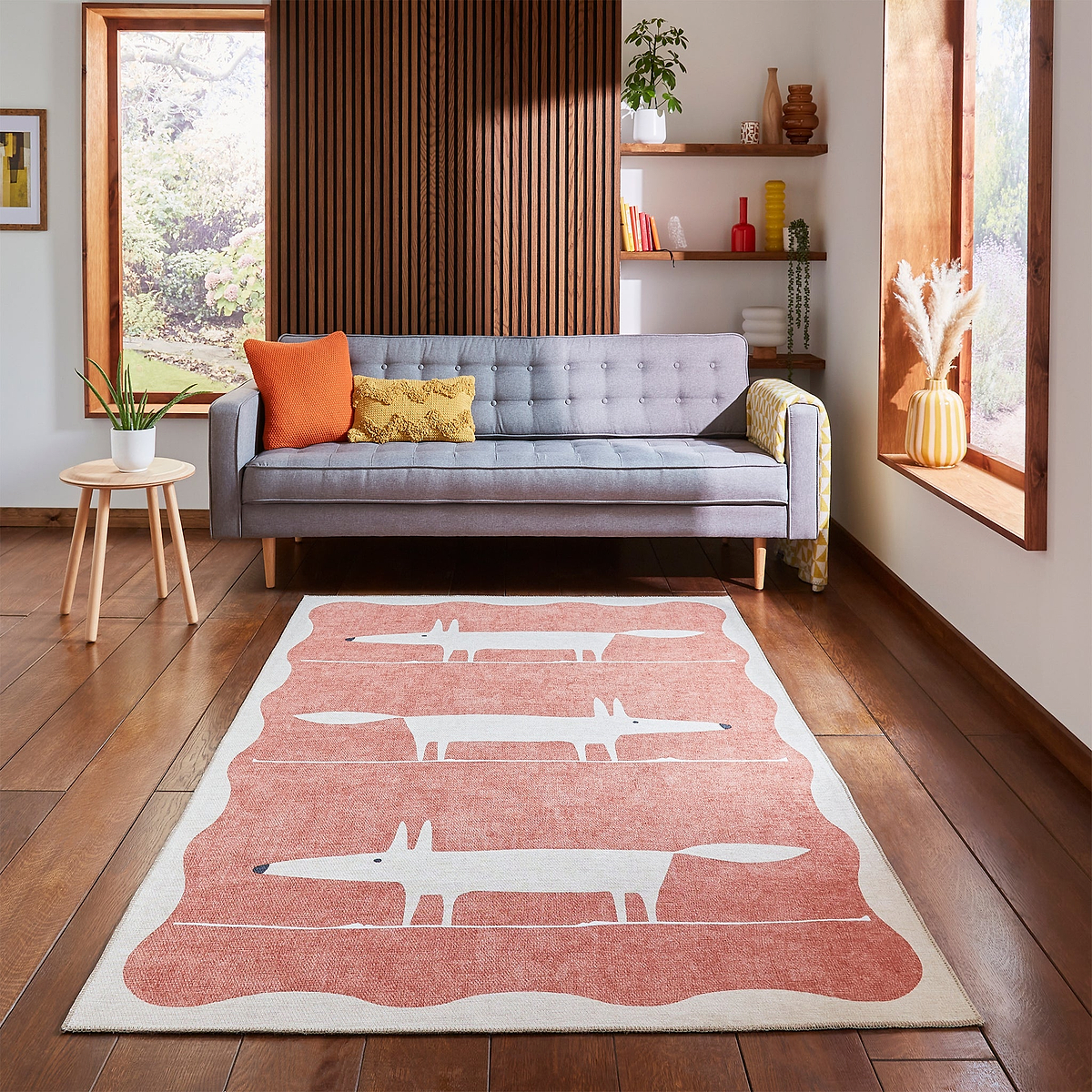 Scion Mr Fox Terra Beige Rug from Roseland Furniture