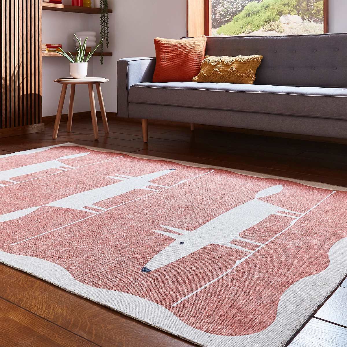 Scion Mr Fox Terra Beige Rug from Roseland Furniture