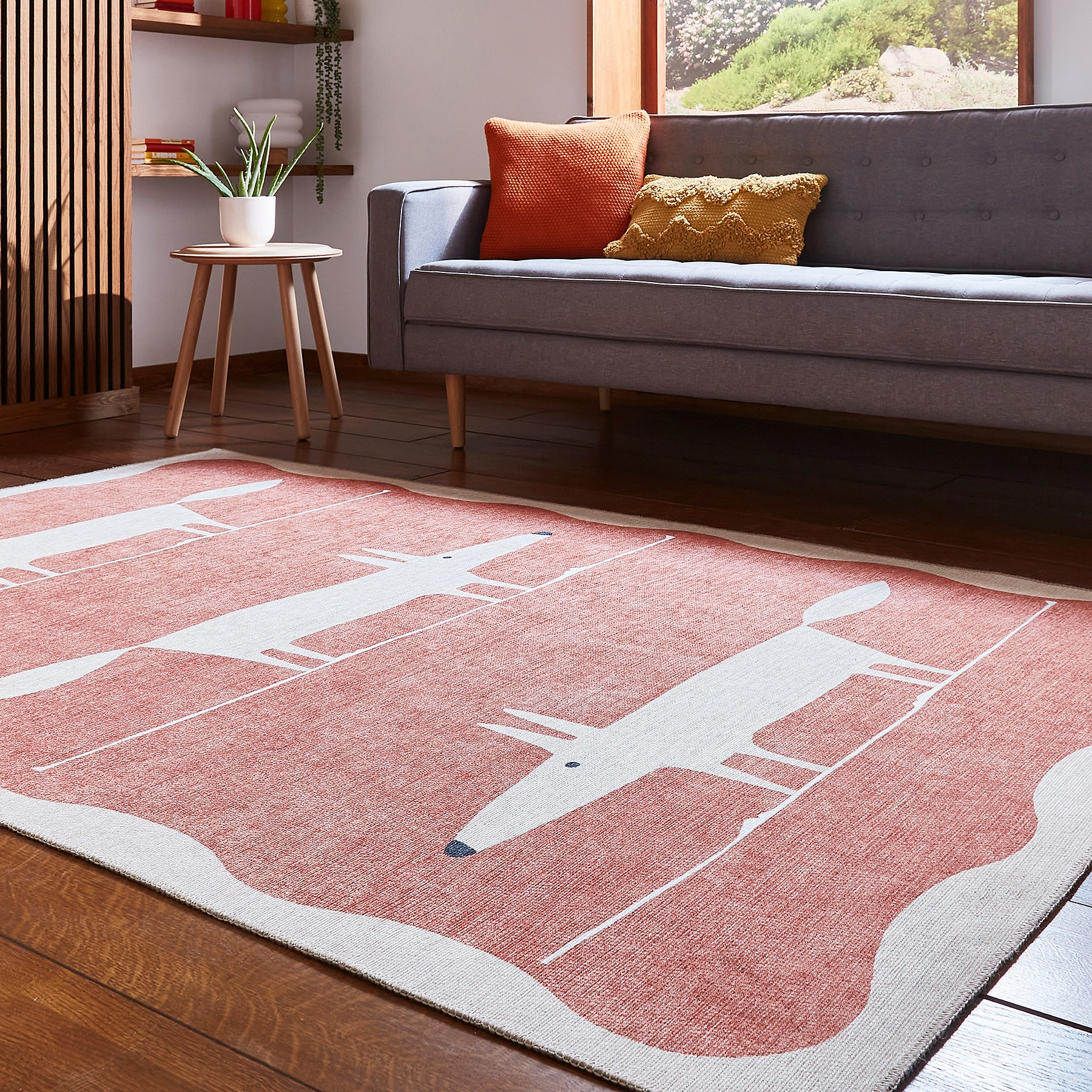 Scion Mr Fox Terra Beige Rug from Roseland Furniture
