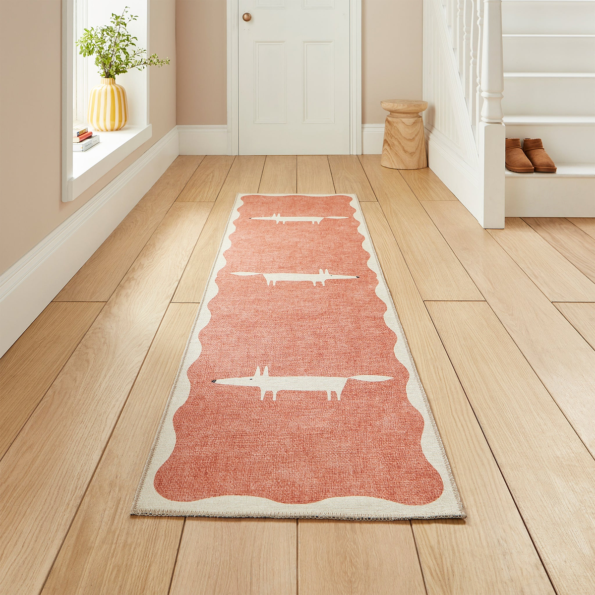 Scion Mr Fox Terra Beige Runner from Roseland Furniture