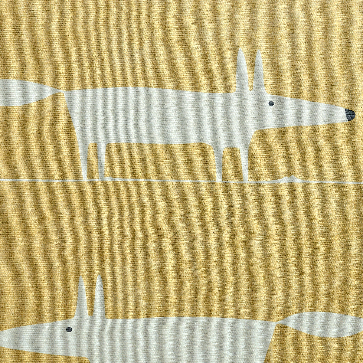 Scion Mr Fox Yellow White Rug from Roseland Furniture