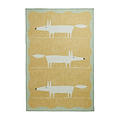 Scion Mr Fox Yellow White Rug from Roseland Furniture