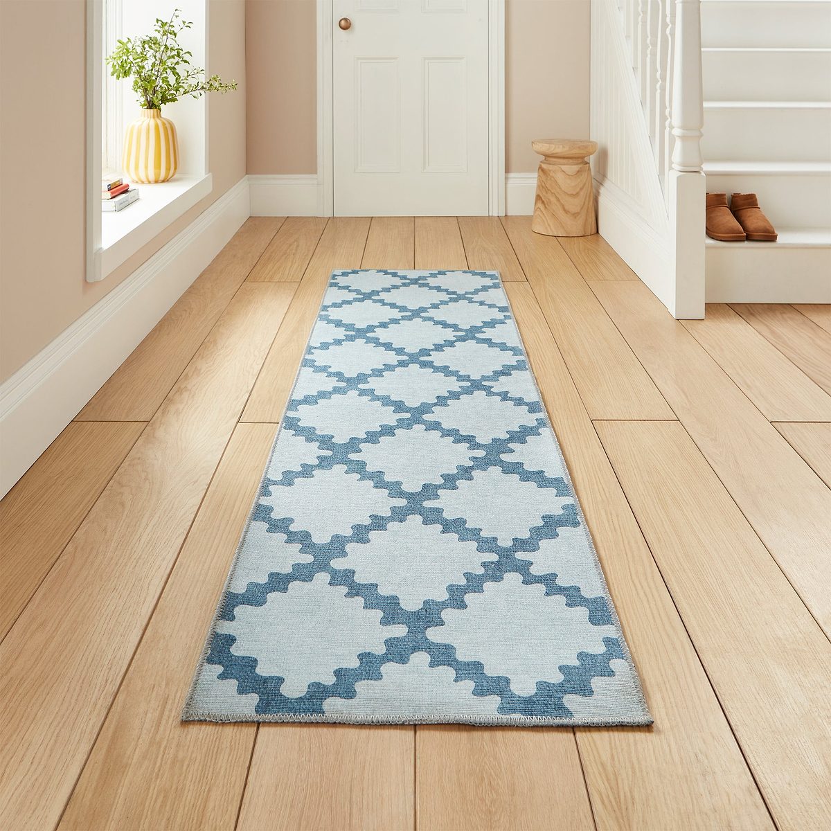 Scion Swithland Denim Runner from Roseland Furniture