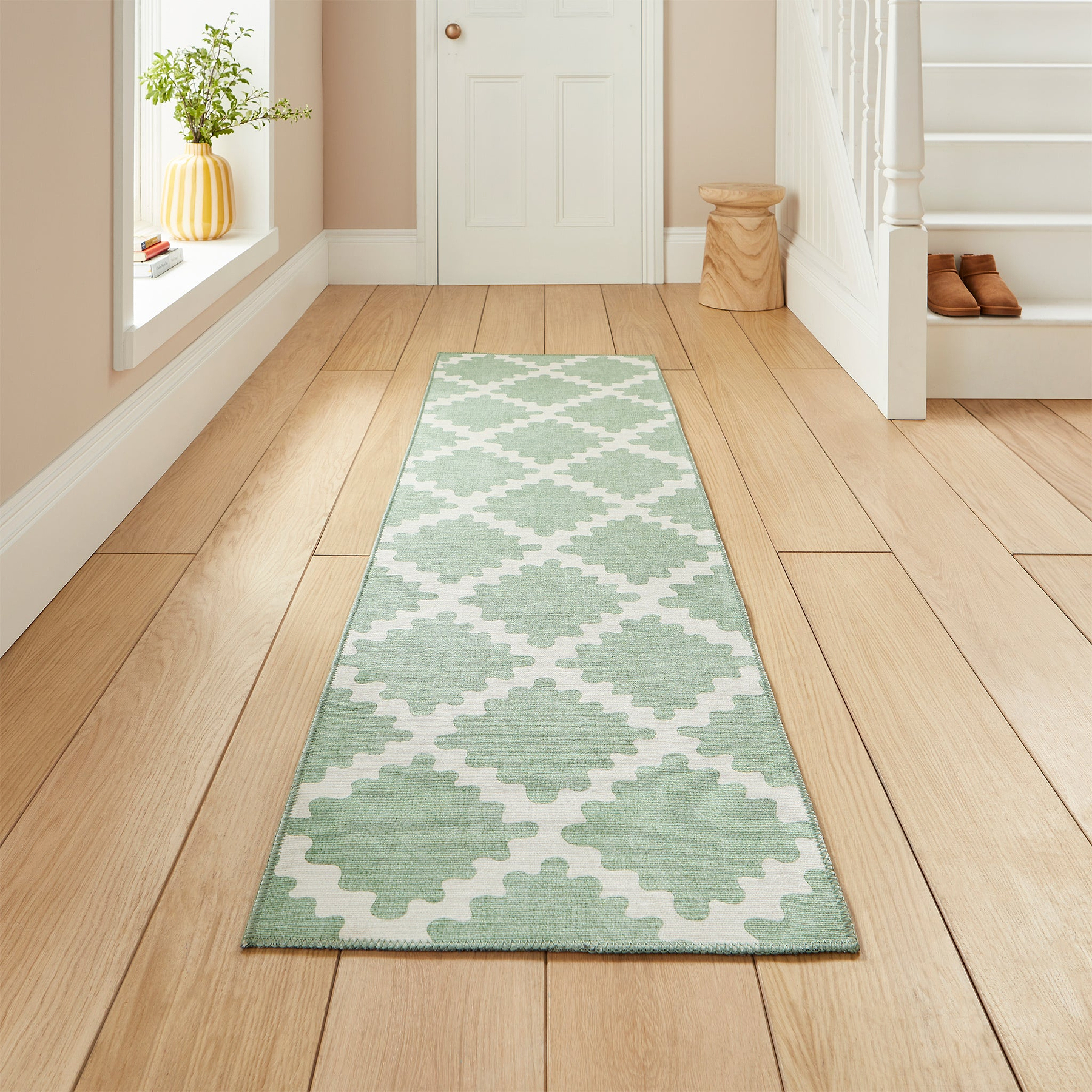 Scion Swithland Evergreen Runner from Roseland Furniture