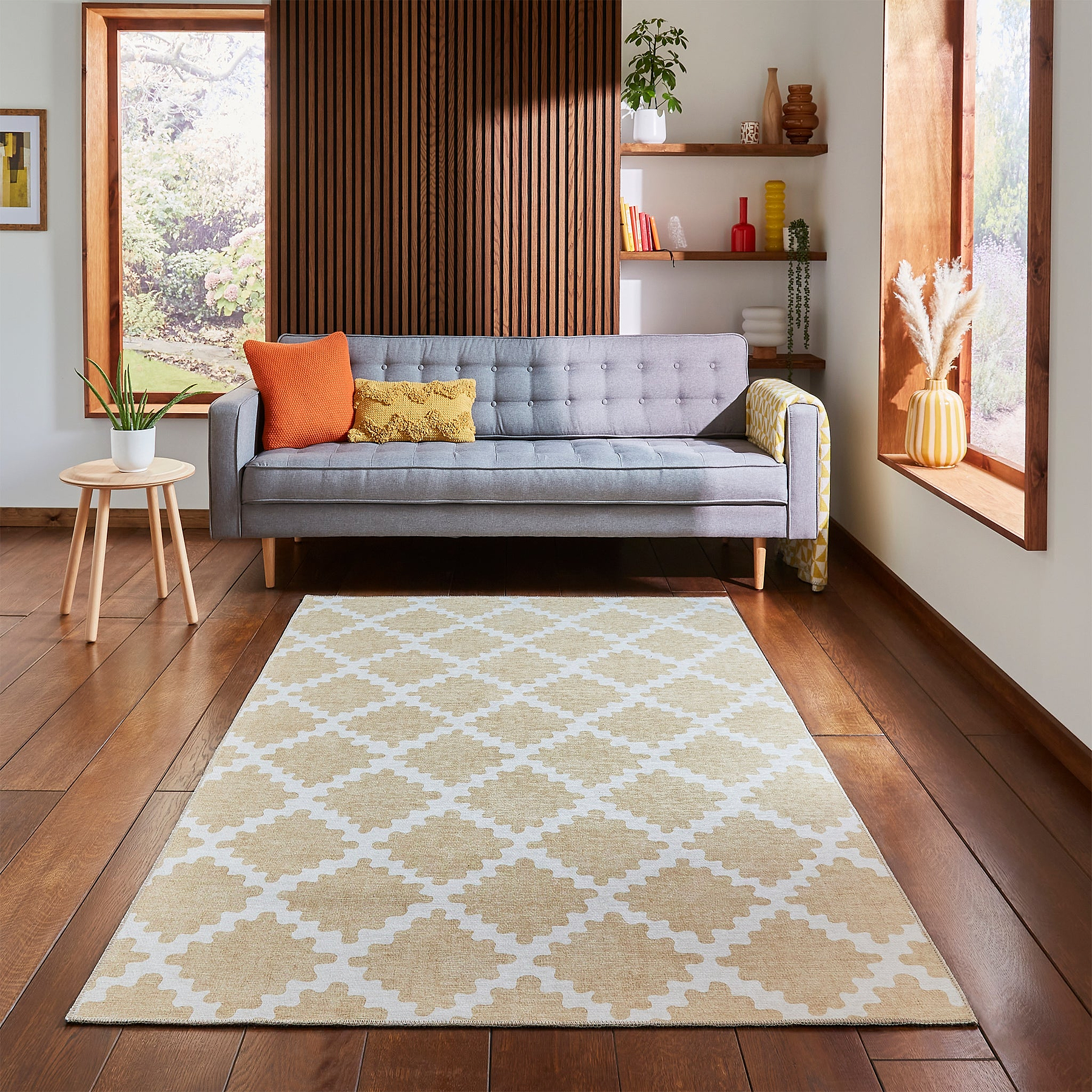 Scion Swithland Wheat Rug from Roseland Furniture