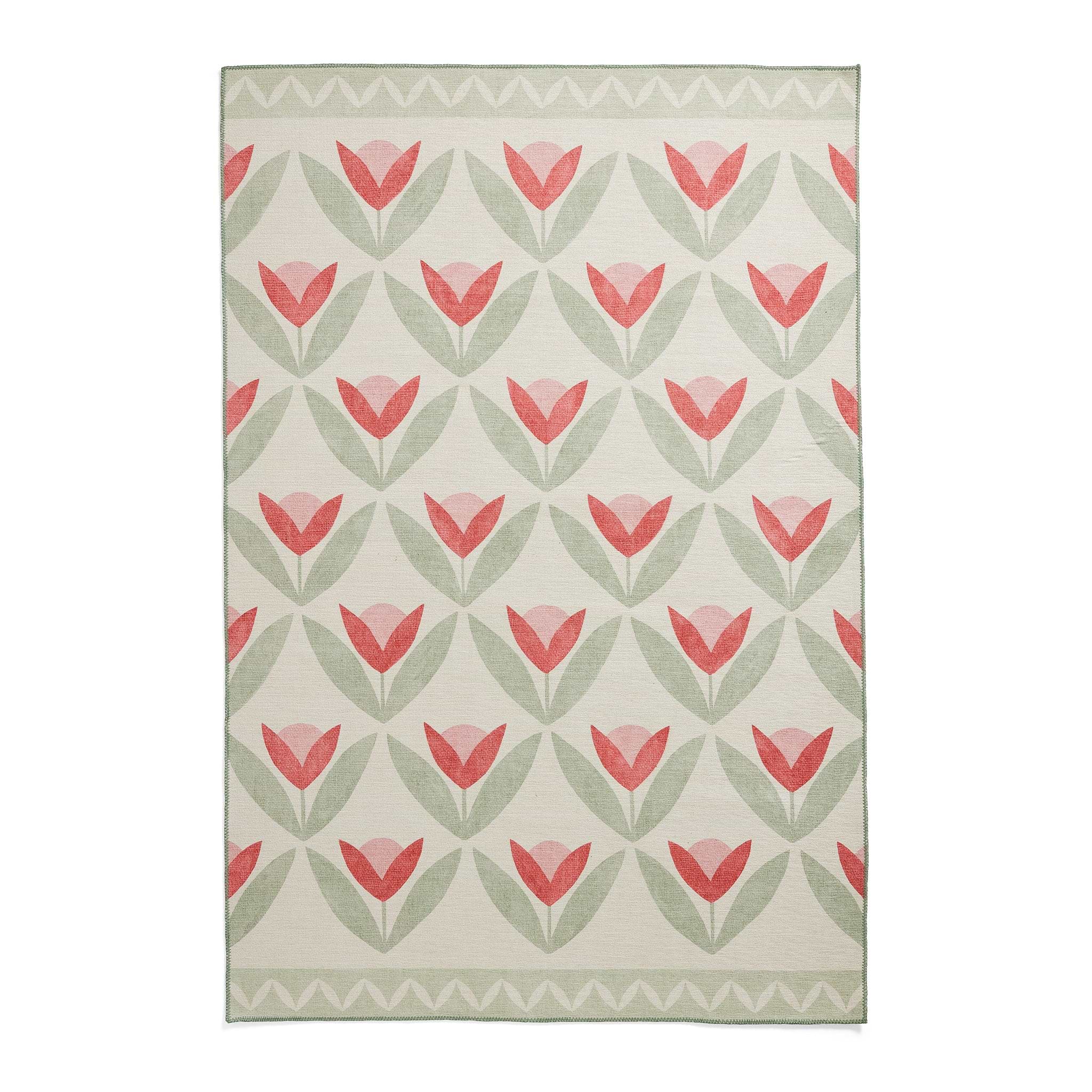 Scion Tulip Trellis Blush Rug from Roseland Furniture