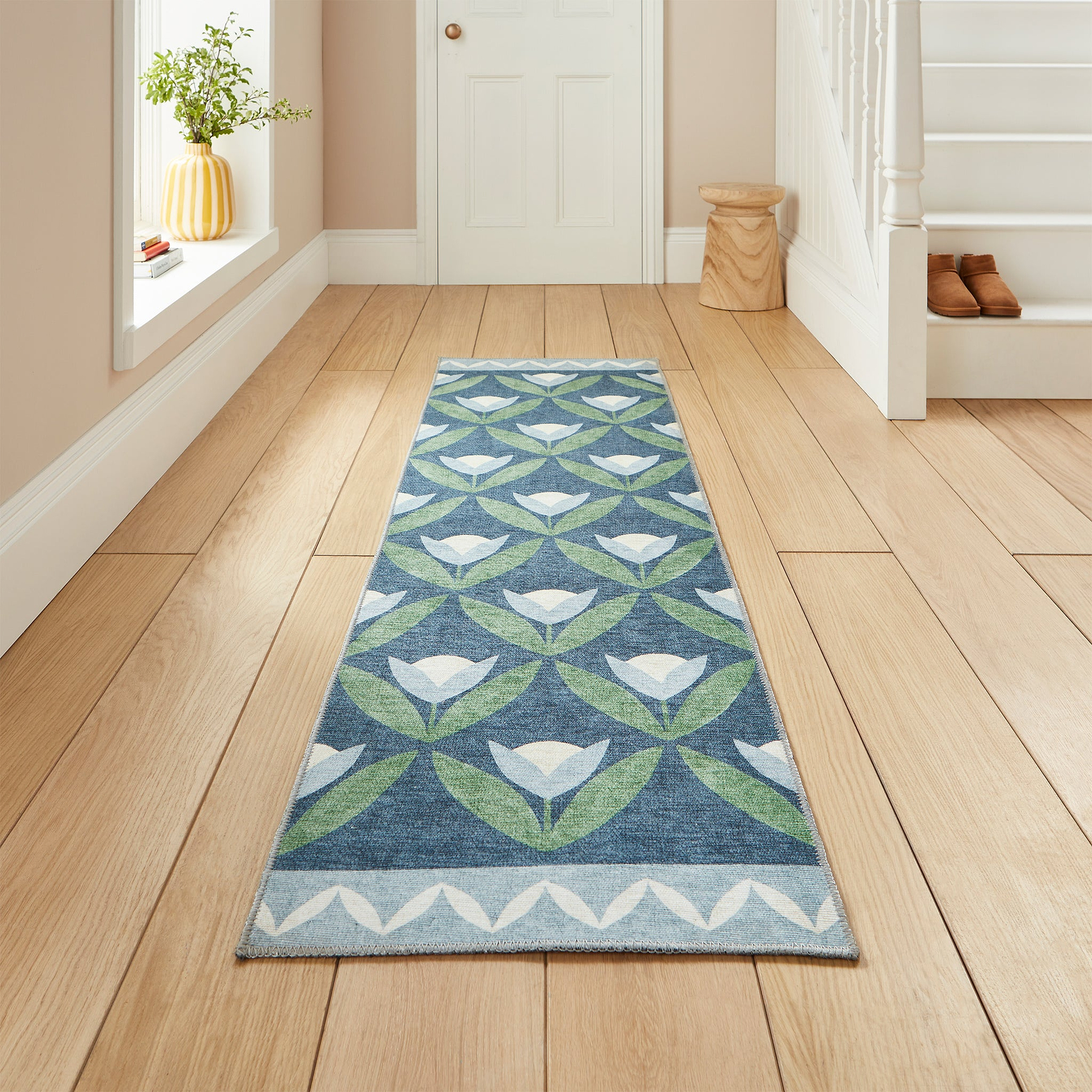 Scion Tulip Trellis Midnight Runner from Roseland Furniture