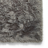 Mayfair Plain Shaggy Rug Grey from Roseland Furniture