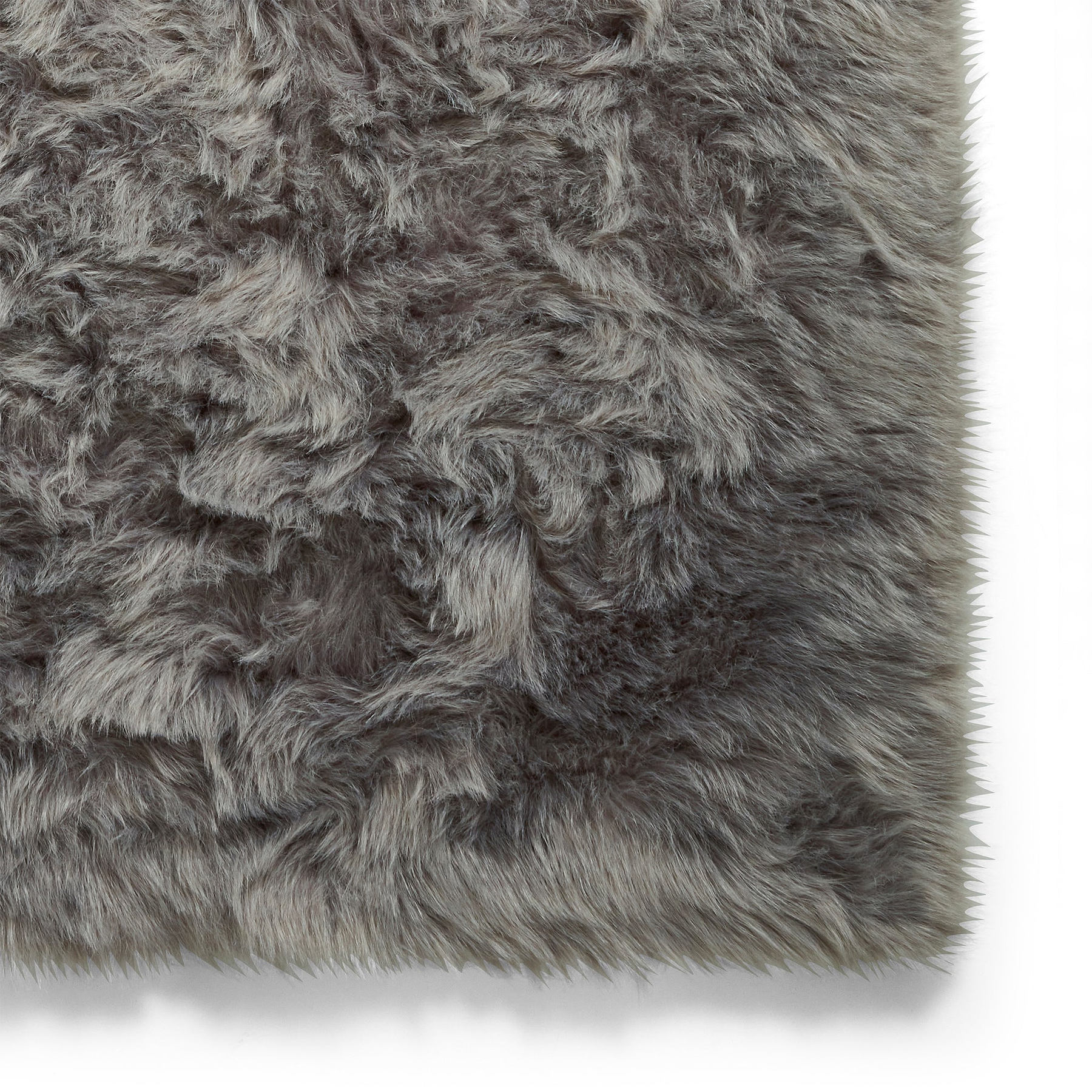 Mayfair Plain Shaggy Rug Grey from Roseland Furniture