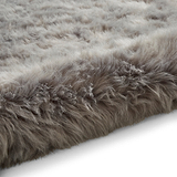 Mayfair Plain Shaggy Rug Grey from Roseland Furniture
