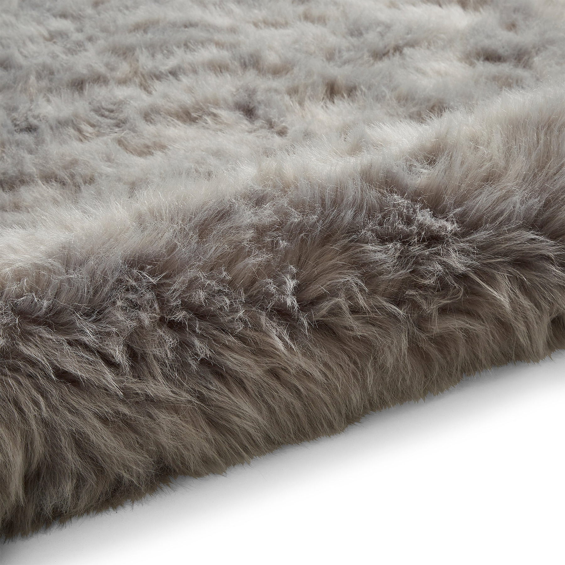 Mayfair Plain Shaggy Rug Grey from Roseland Furniture