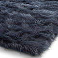 Mayfair Plain Shaggy Rug Navy from Roseland Furniture