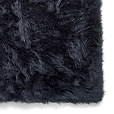 Mayfair Plain Shaggy Rug Navy from Roseland Furniture