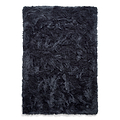 Mayfair Plain Shaggy Rug Navy from Roseland Furniture
