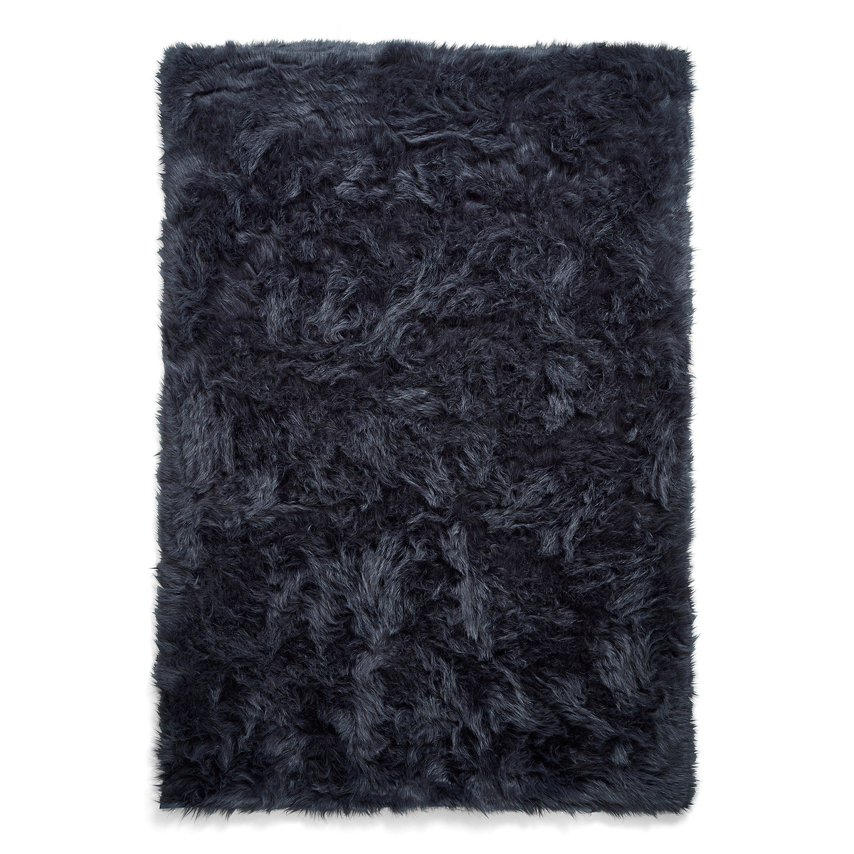 Mayfair Plain Shaggy Rug Navy from Roseland Furniture