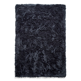 Mayfair Plain Shaggy Rug Navy from Roseland Furniture