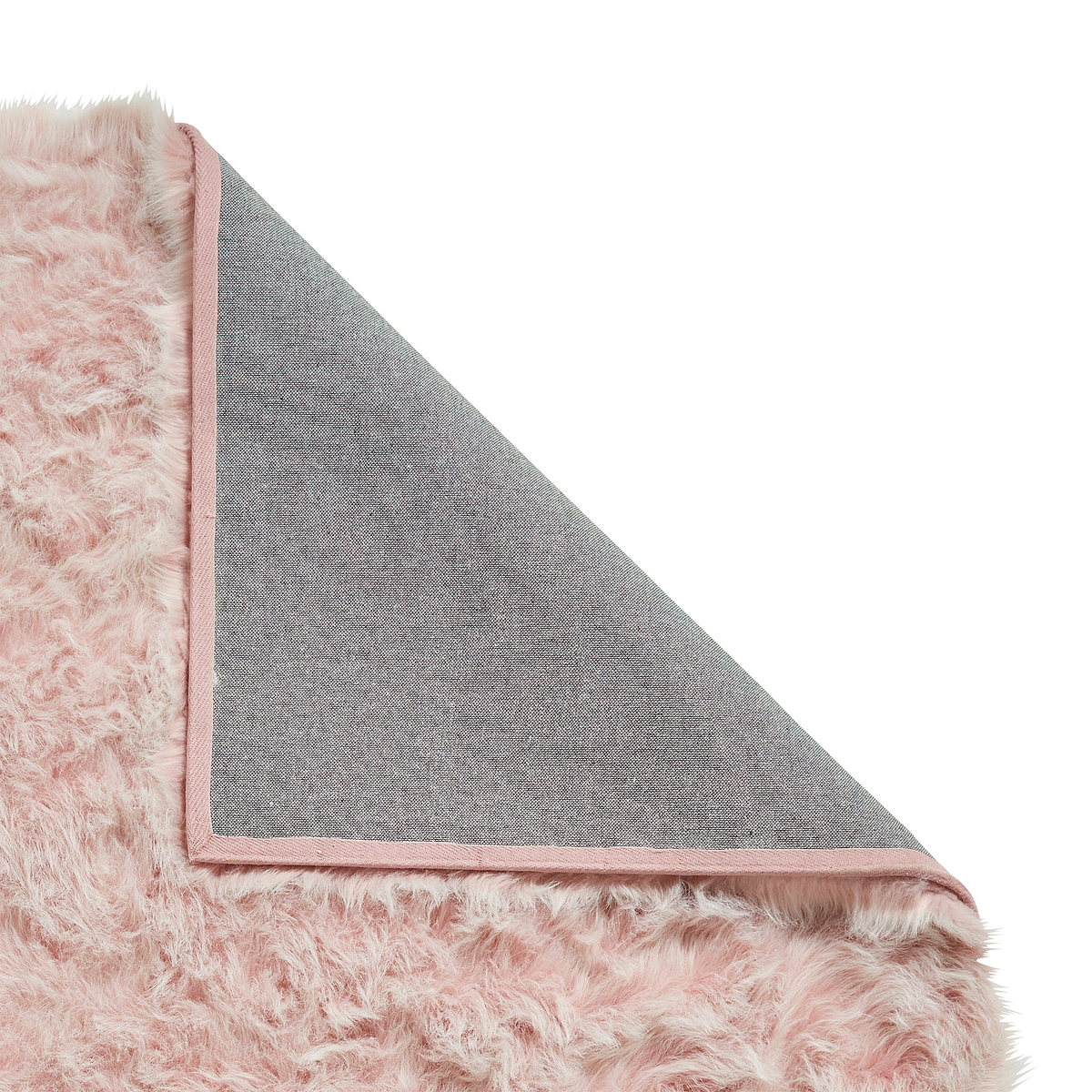 Mayfair Plain Shaggy Rug Pink from Roseland Furniture