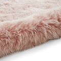 Mayfair Plain Shaggy Rug Pink from Roseland Furniture