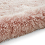 Mayfair Plain Shaggy Rug Pink from Roseland Furniture