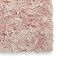 Mayfair Plain Shaggy Rug Pink from Roseland Furniture