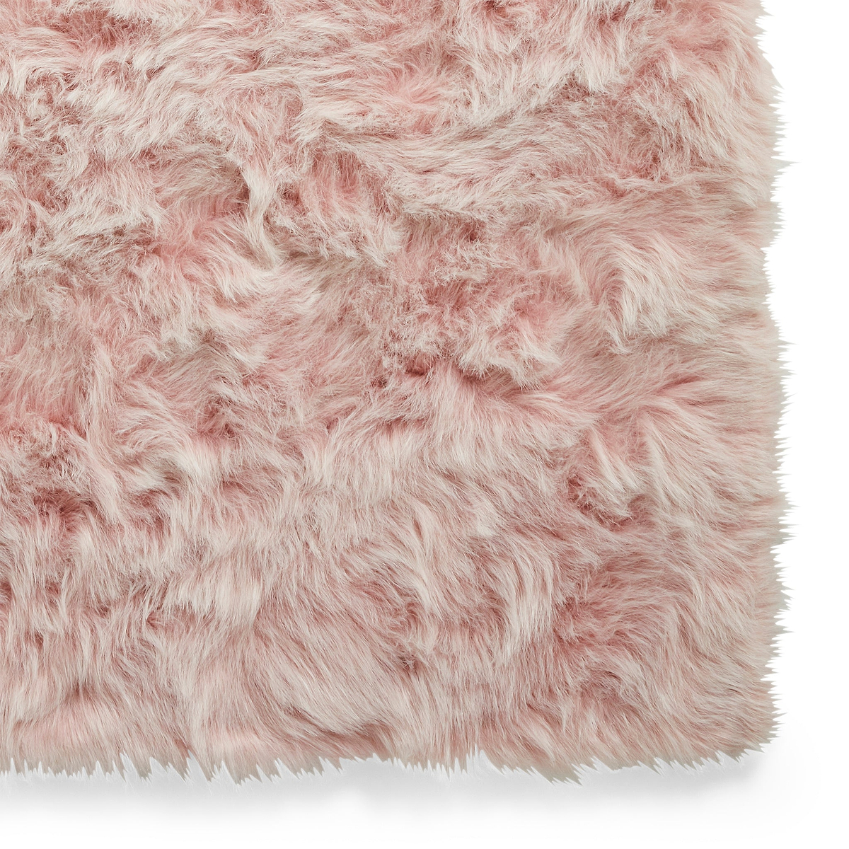 Mayfair Plain Shaggy Rug Pink from Roseland Furniture