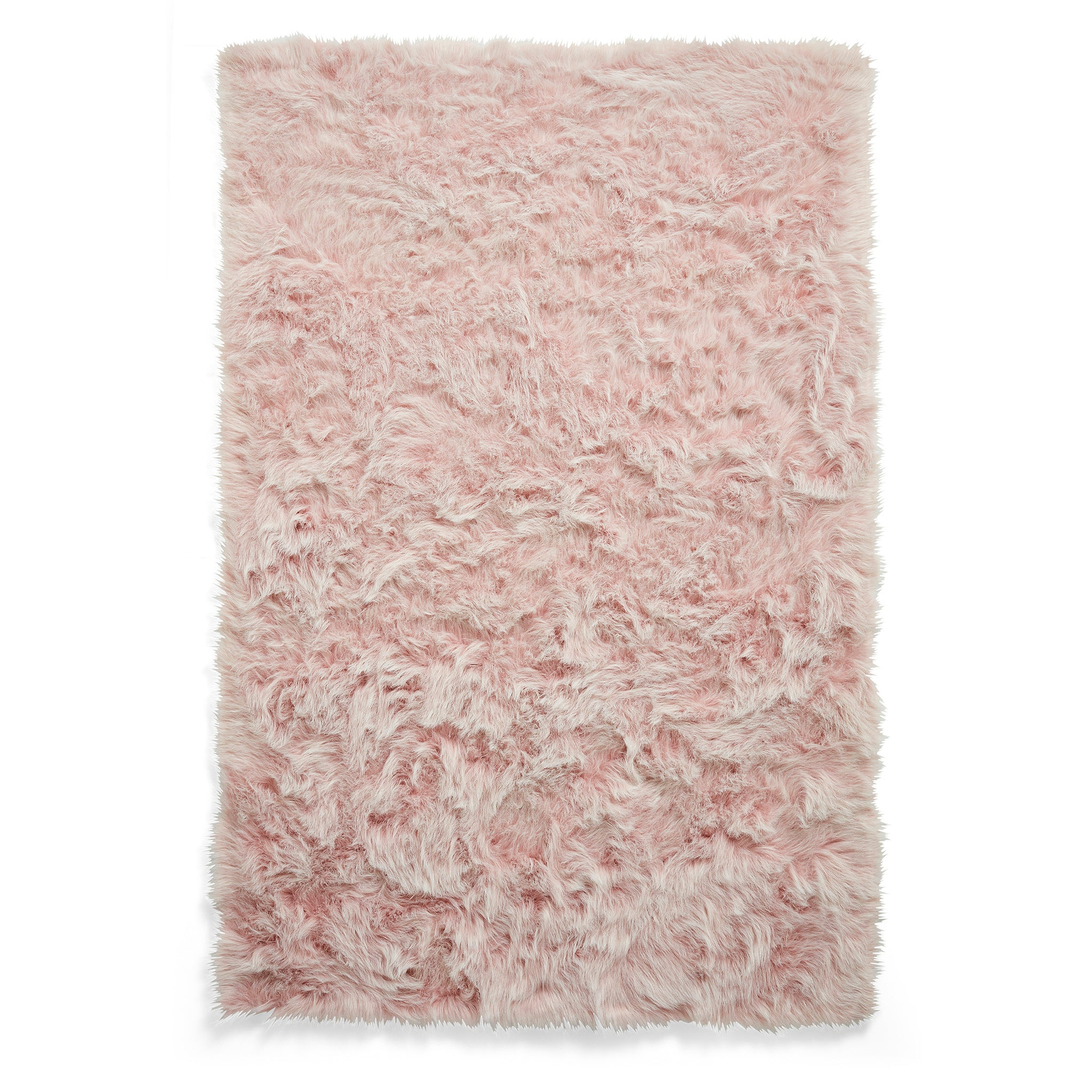Mayfair Plain Shaggy Rug Pink from Roseland Furniture