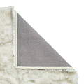 Mayfair Plain Shaggy Rug White from Roseland Furniture