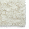 Mayfair Plain Shaggy Rug White from Roseland Furniture
