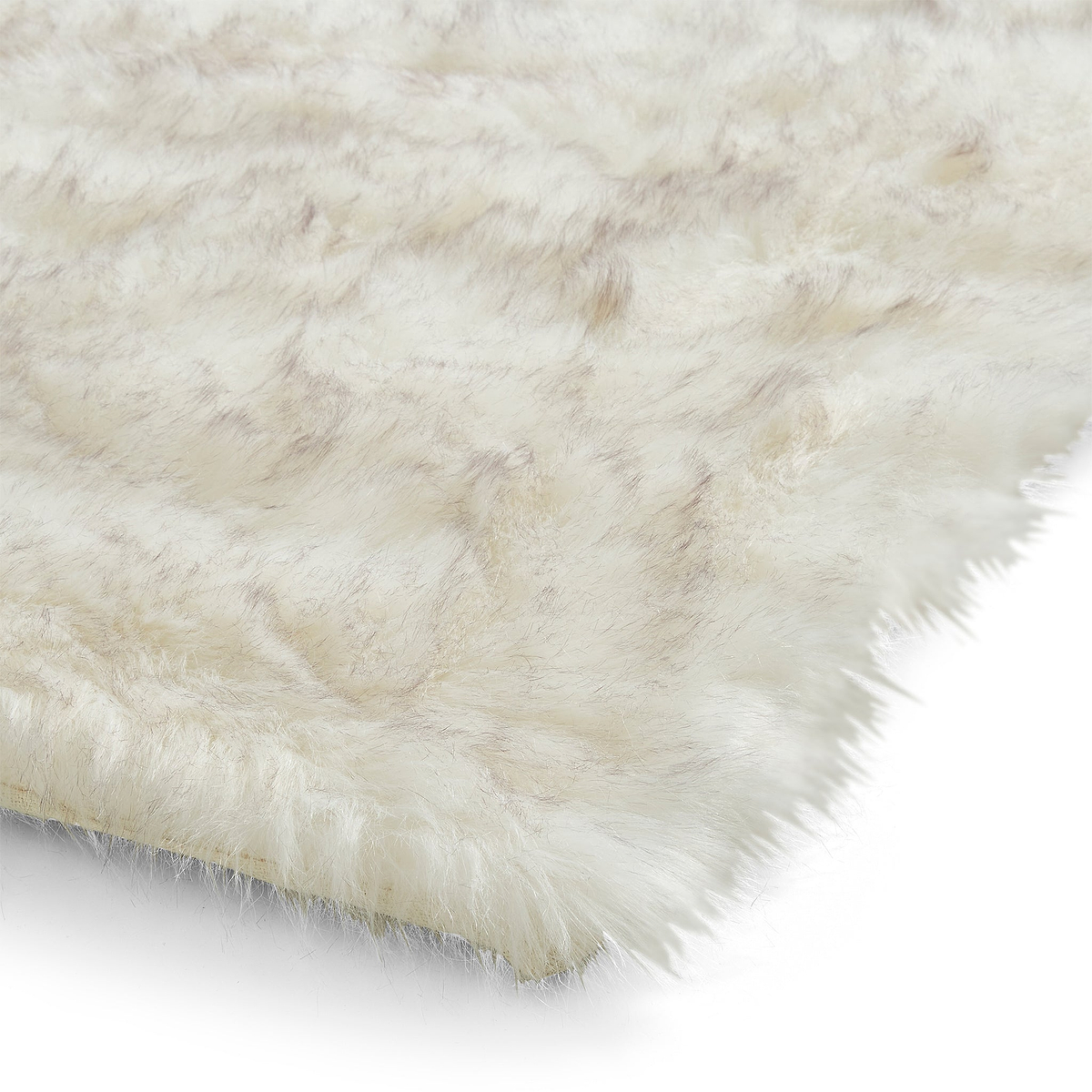 Mayfair Plain Shaggy Rug White from Roseland Furniture