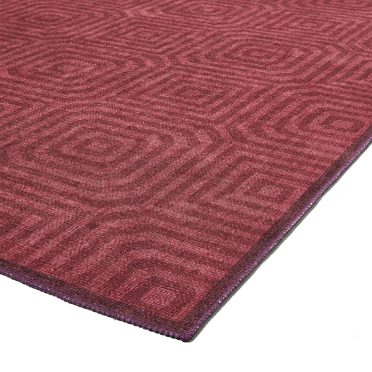 Cassetino Washable Flatweave Rug Red from Roseland Furniture