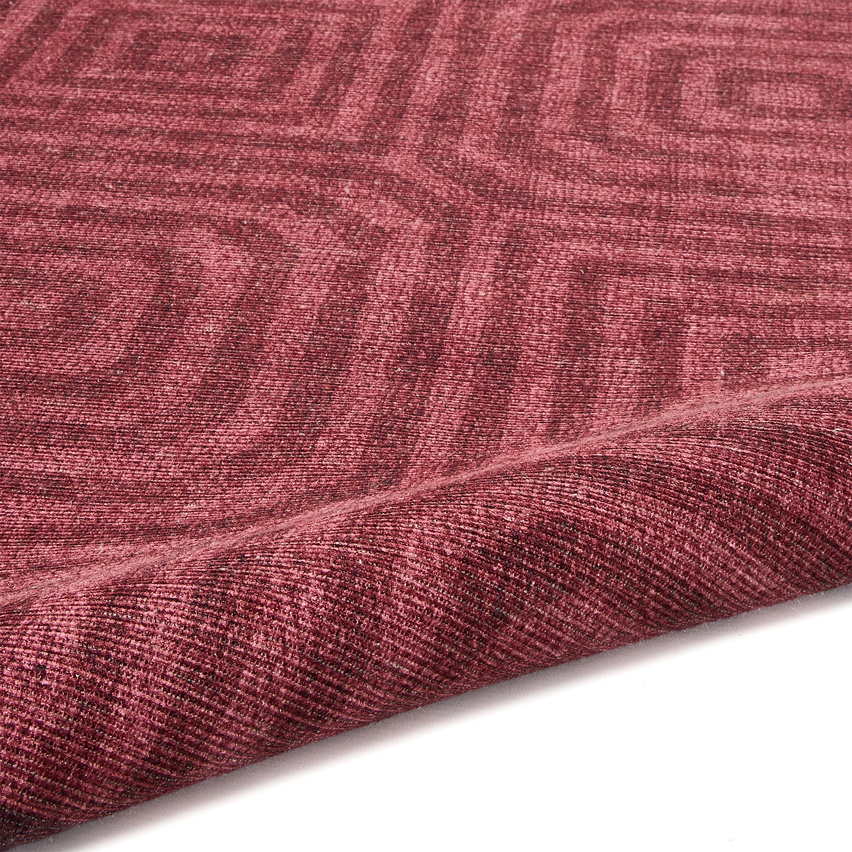 Cassetino Washable Flatweave Rug Red from Roseland Furniture