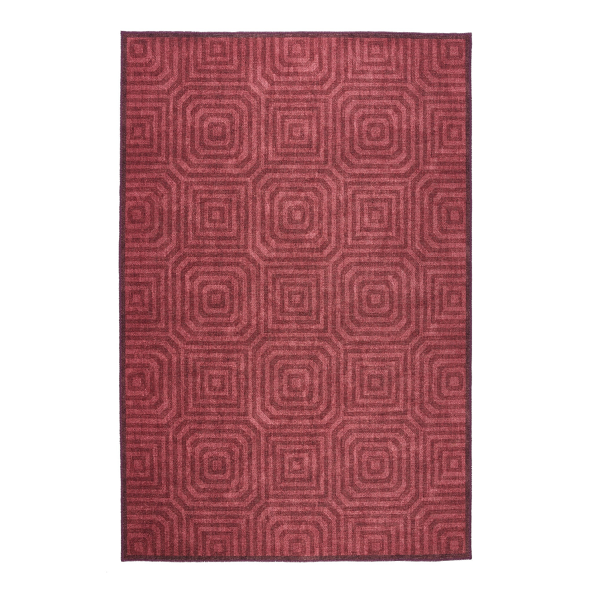 Cassetino Washable Flatweave Rug Red from Roseland Furniture