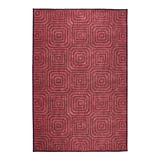 Cassetino Washable Flatweave Rug Red from Roseland Furniture