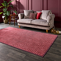 Cassetino Washable Flatweave Rug Red from Roseland Furniture