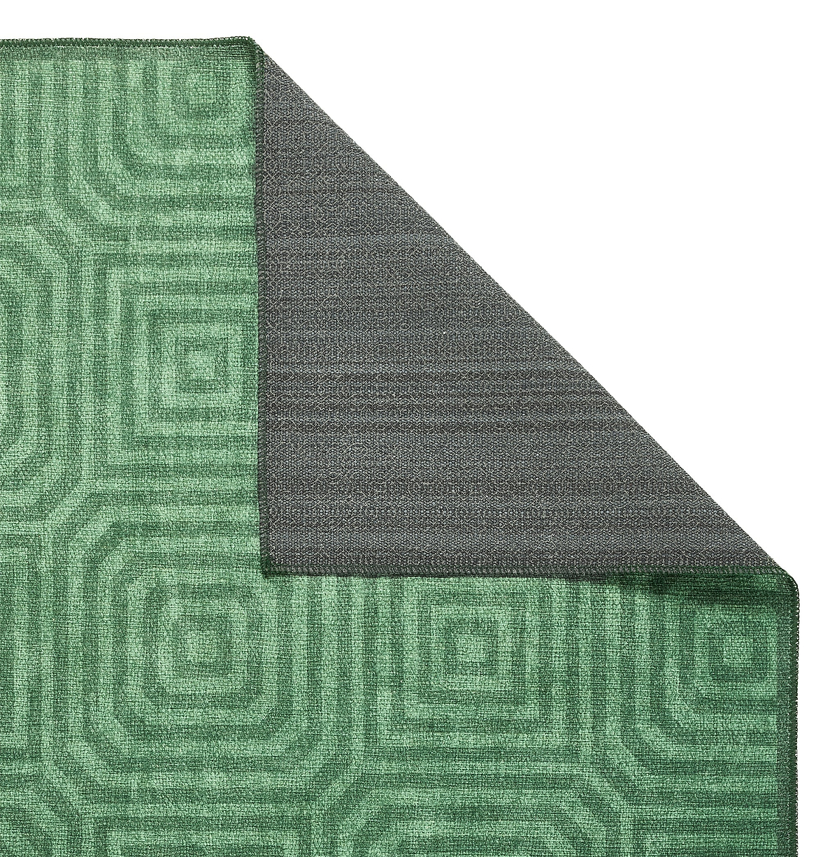 Cassetino Washable Flatweave Rug Green Close7 from Roseland Furniture