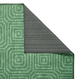 Cassetino Washable Flatweave Rug Green Close7 from Roseland Furniture