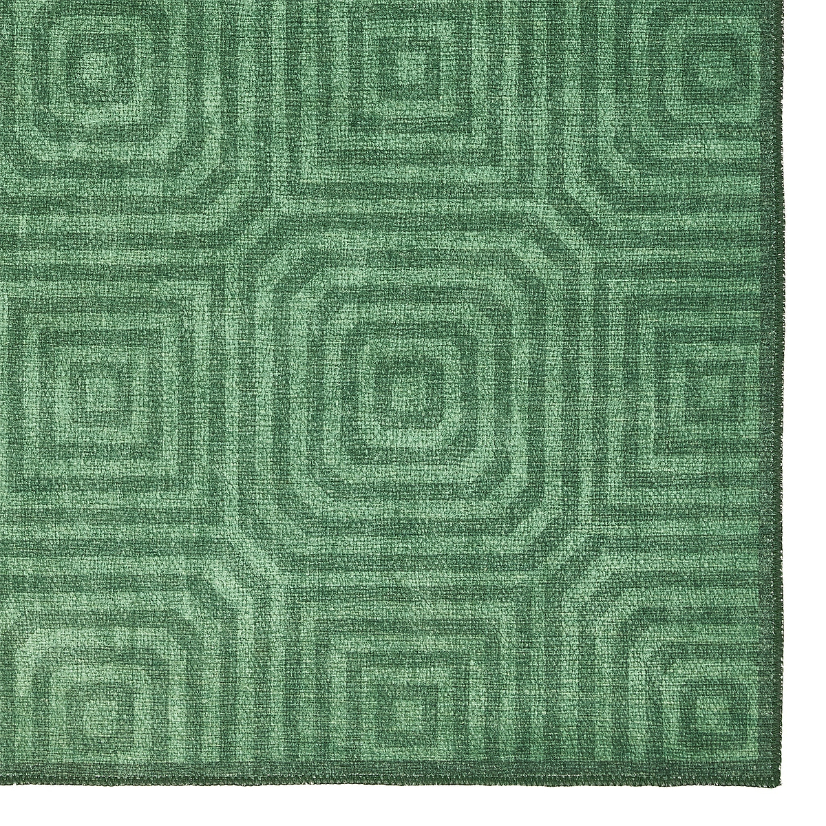 Cassetino Washable Flatweave Rug Green Close7 from Roseland Furniture