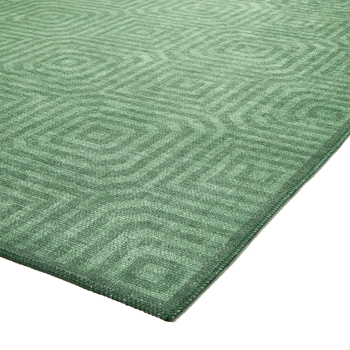 Cassetino Washable Flatweave Rug Green Close7 from Roseland Furniture